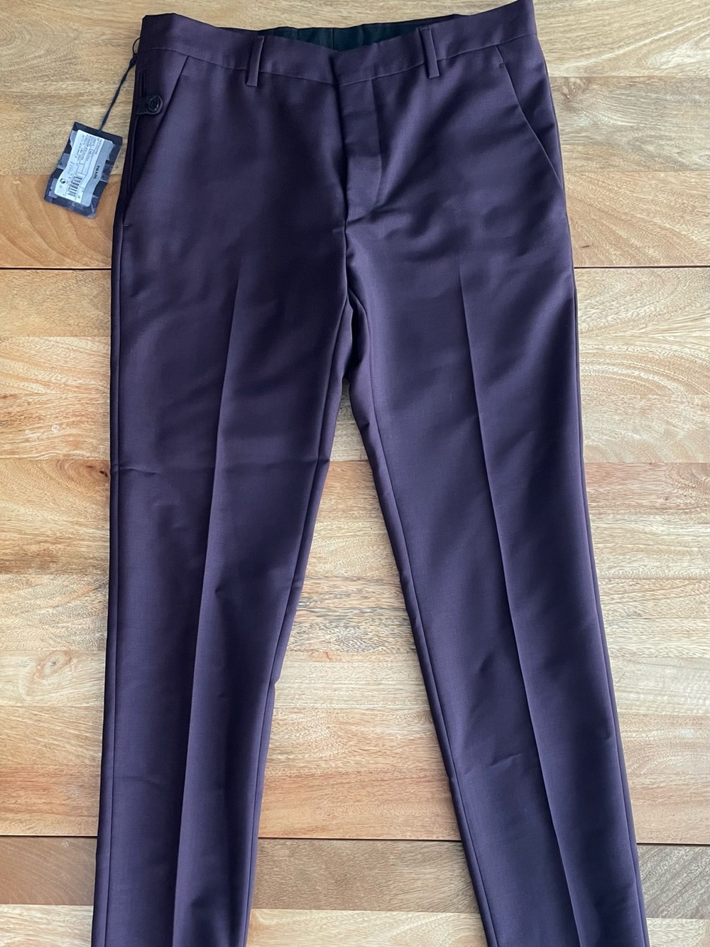 Prada Dark Plum Dress Pants
